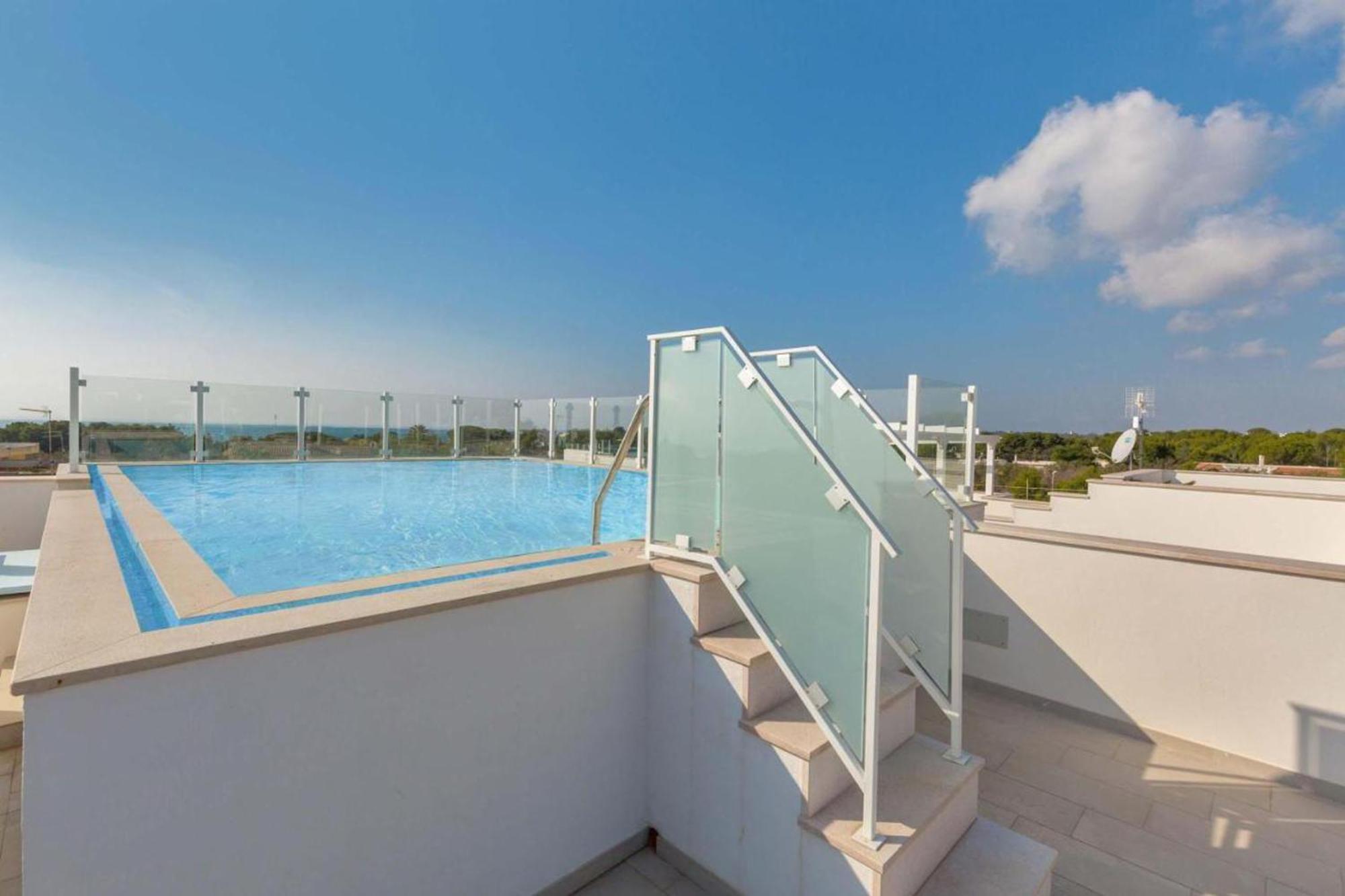 Tramonti Incredibili In Piscina - Apartment8 Con Ac Wifi In Residence Santa Maria al Bagno Exteriér fotografie